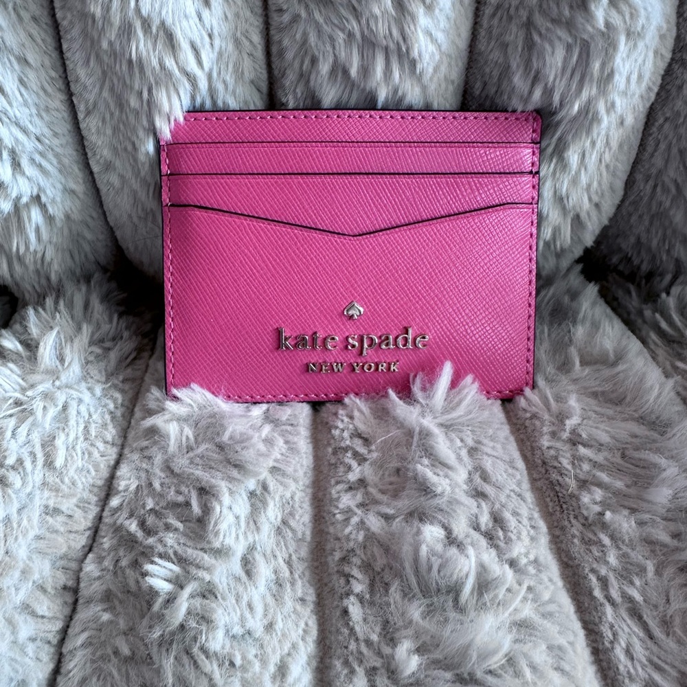 Kate Spade Vibrant Pink Card Wallet